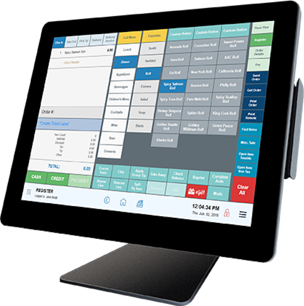 Exatouch POS feature montage (transparent)